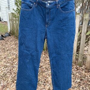 Abercrombie & Fitch '90s Relaxed Jeans in Deep Blue